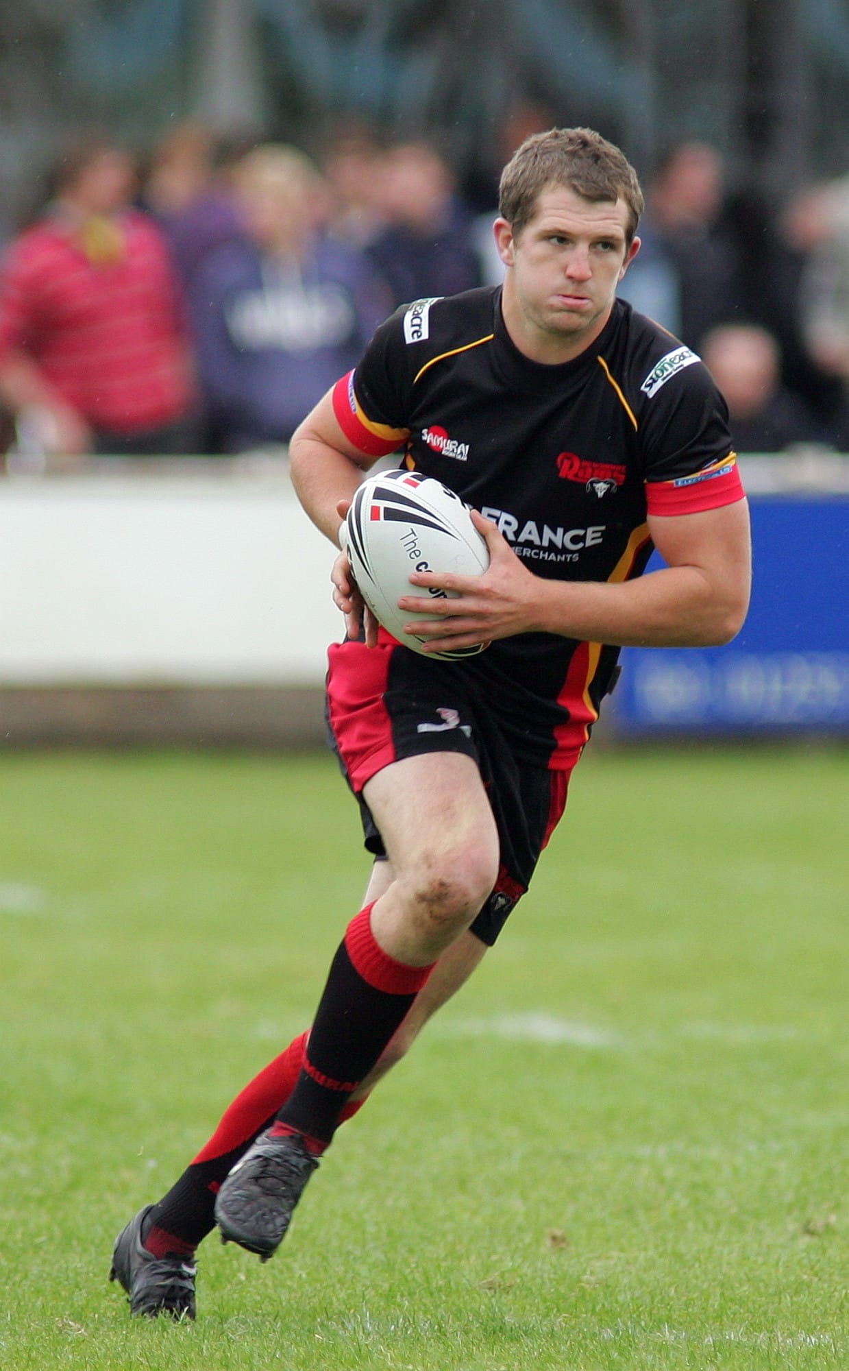 Blackpool v Dewsbury - Dewsbury Rams James Lockwood striving forward